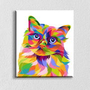 Adorable Colorful Cute Cat