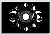 Hands Moon Phases