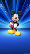 Mickey On Pose Anime Self Adhesive Sticker For Door