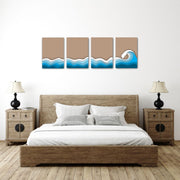 Beach Inspired Wall Art 13, Set Of 4