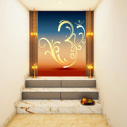 Om Graphic Self Adhesive Sticker Poster
