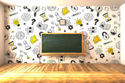 Time Puzzle Doodle Wallpaper