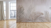 Tropical Exotic Palm Leaf Wallpaper