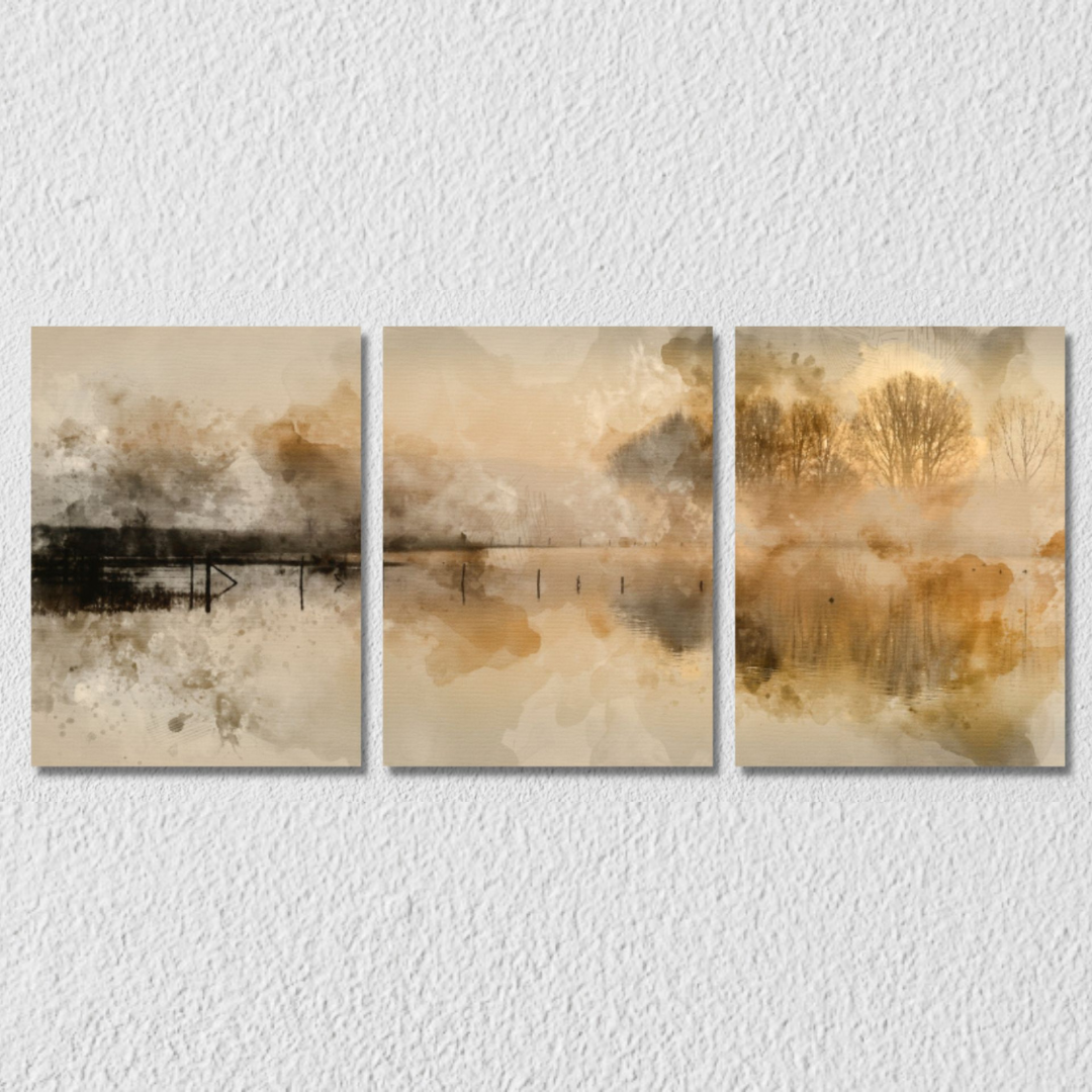 Nature Landscape Wall Art 7, Set Of 3