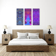 Psychedelic Buddha Peace, Set Of 3