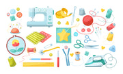 Sewing decore Wallpaper