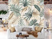 Illustration Decorative Foliage Customized Wallpaper