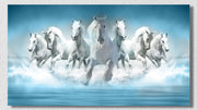 7 Horses Landscape Wall Art 2