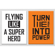 Flying like a super hero Set of 2