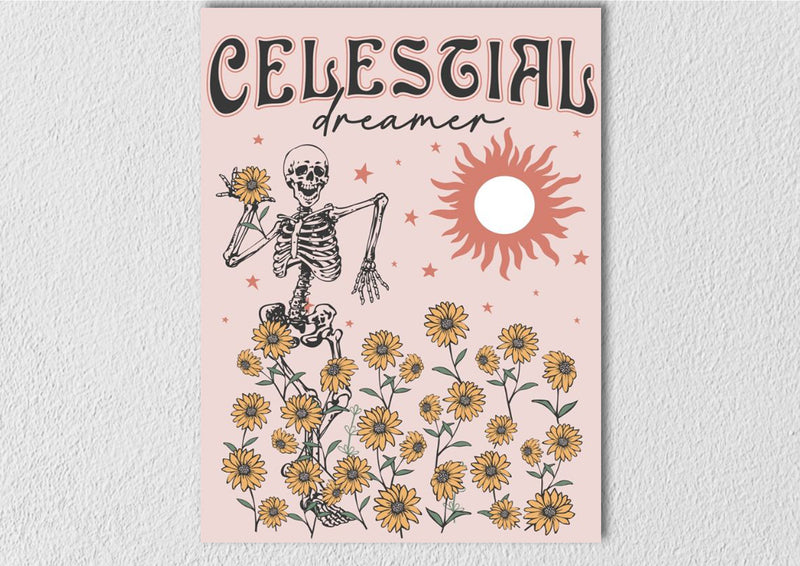 Celestial Dream Skeleton Art