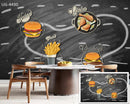 Hamburger Cafe Wallpaper