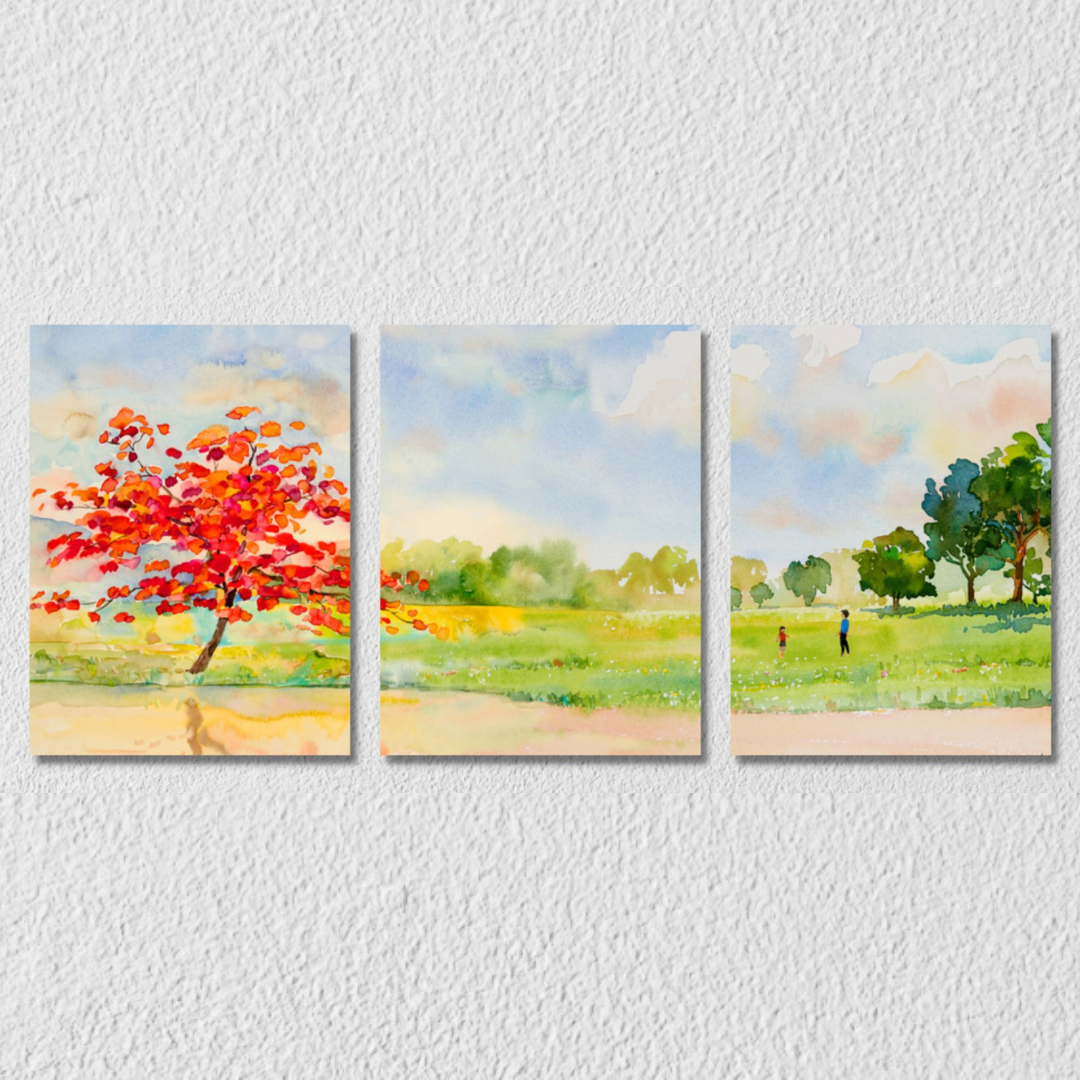 Nature Landscape Wall Art 2, Set Of 3