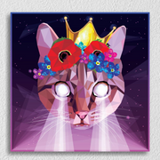 Super Power Cat Art