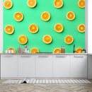 Cutted Orange Customize Wallpaper