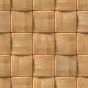 Brow 3D Square Knot Pattern Self Adhesive Sticker For Wardrobe