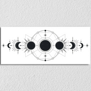 Black And White Moon Phases