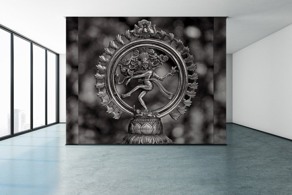 Silver Nataraja Statue Wallpaper