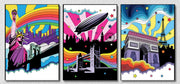 Psychedelic Wall Art , Set Of 3