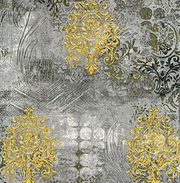 Romania Traditional Golden Damask Wallpaper