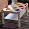 Colourful Square Box Painting Self Adhesive Sticker For Table