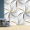 Golden White 3D Customize Wallpaper