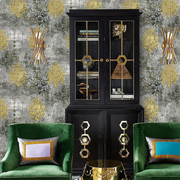 Romania Traditional Golden Damask Wallpaper