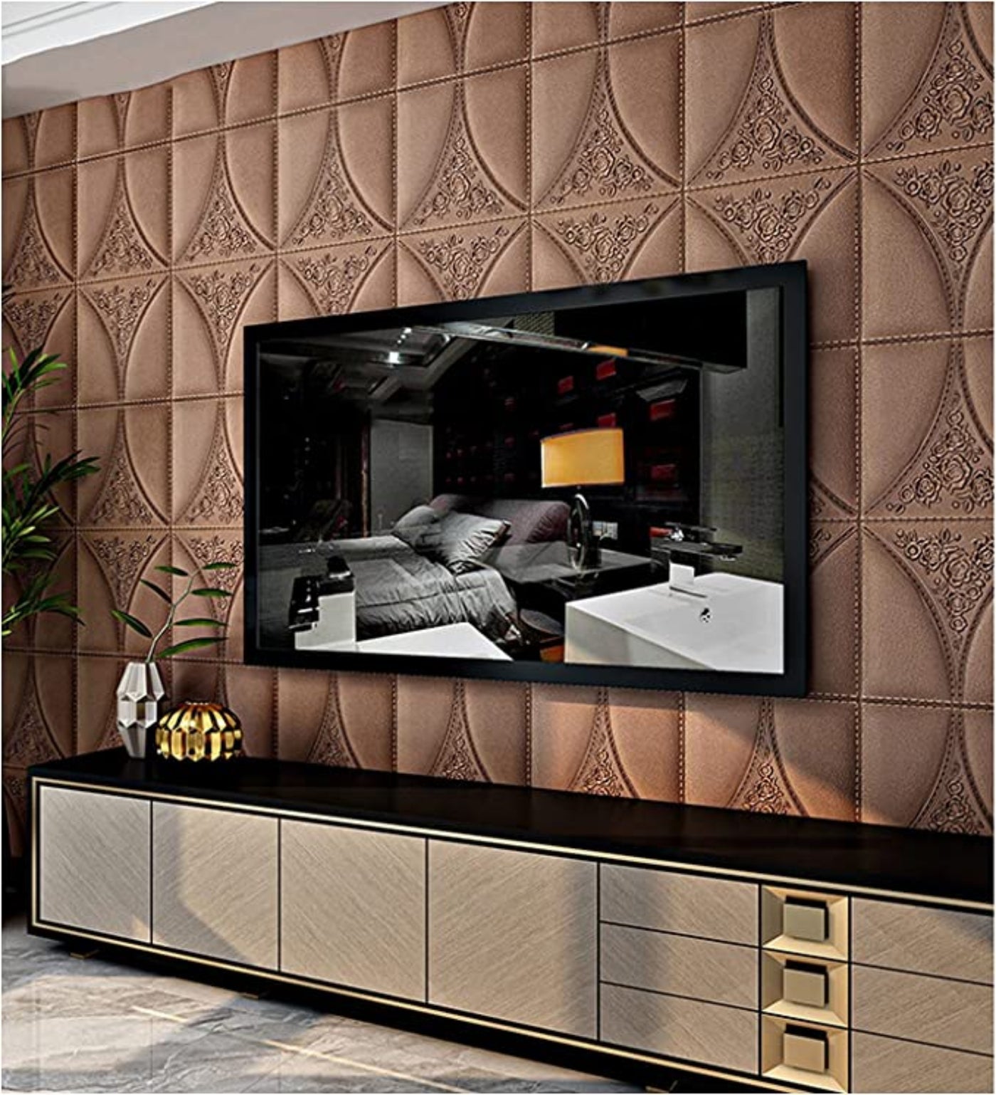 Leather 3D Foam Panel