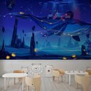 Space Fairy Nursery Wallpaper