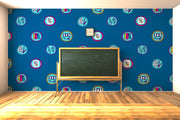 Blue Paint Book Art Wallpaper