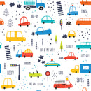 Vehicles Nursery School Wallpaper