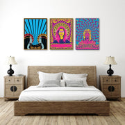 Psychedelic Wall Art, Set Of 3
