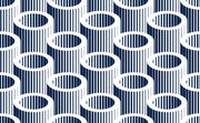 Hollow pipes 3D Self Adhesive Sticker For Wardrobe