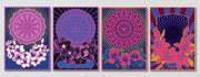 Psychedelic Wall Art, Set Of 4