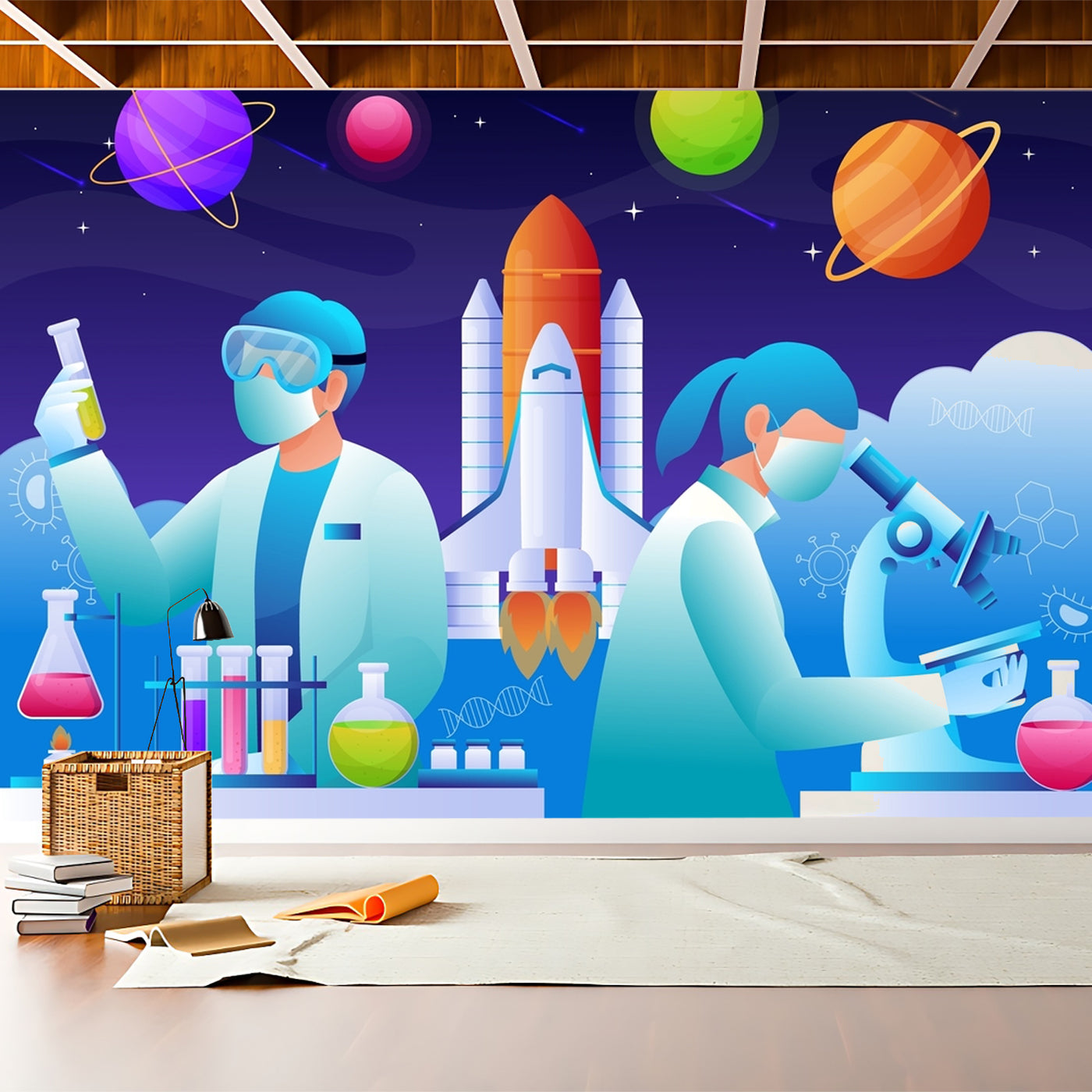 Astro Scientist Wallpaper
