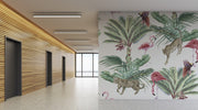 Tropical Flora Fauna Wallpaper
