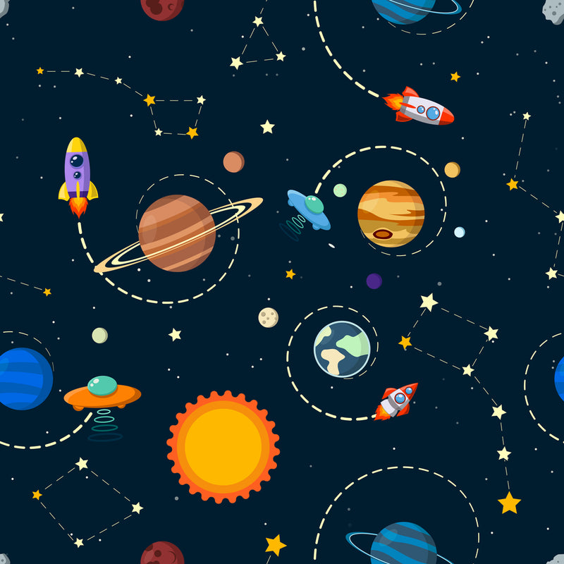 Universe Nursery School Wallpaper