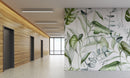 Tropical White Green Stunning Wallpaper