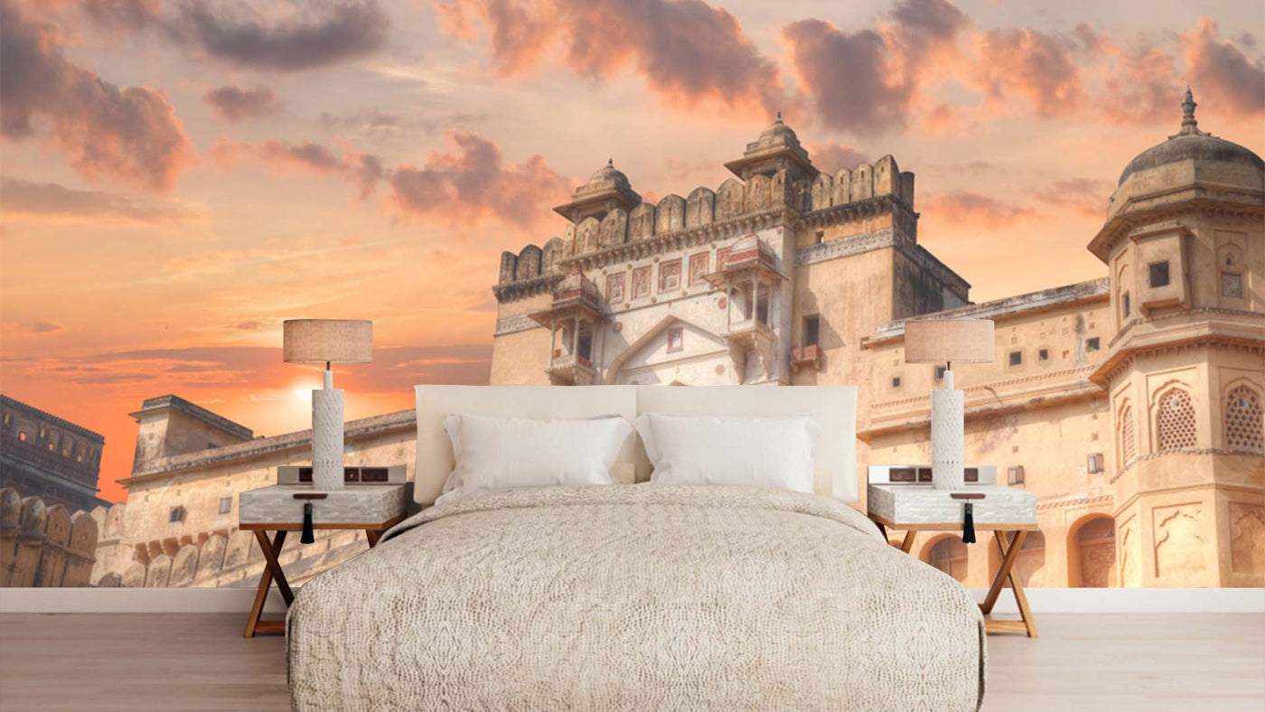 Heavenly Sky Palace Rajasthan Wallpaper