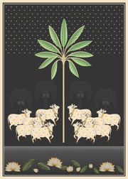 Pichwai Modern Wallpaper