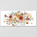 Bunch of flowers Set of 3