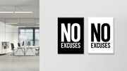No excuses Set of 2