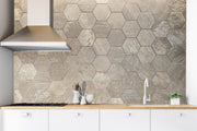 Beautiful Kitchen Tiles Pattern Customised Wallpaper