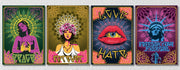 Psychedelic Wall Art, Set Of 4