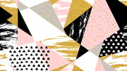 Colourful Texture On White Self Adhesive Sticker For Table