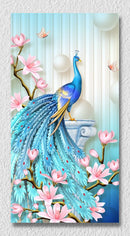 Blue Peacock Art