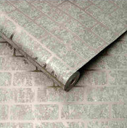 Milan Non Woven Brick Pattern Wallpaper