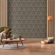 Moksh Floral Damask Wallpaper