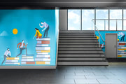 Climbing To Success Wallpaper