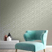 Milan Non Woven Brick Pattern Wallpaper