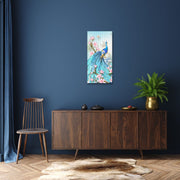 Blue Peacock Art